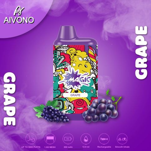 Aivono AIM MAGIC 5800 Mundbox-Zigarette Traube N824092 | Aivono Austria